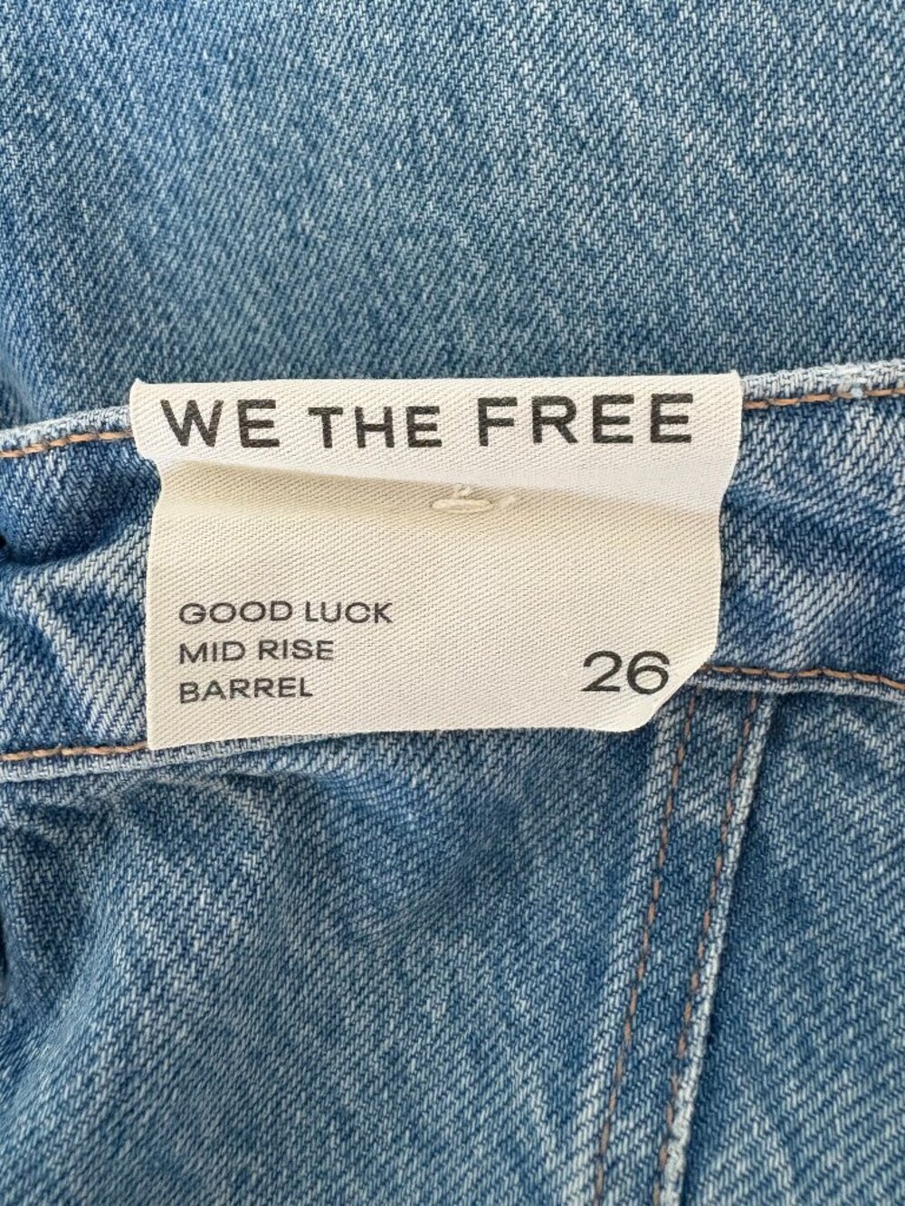We The Free Good Luck Mid-Rise Barrel Jeans - Picture 9 of 11
